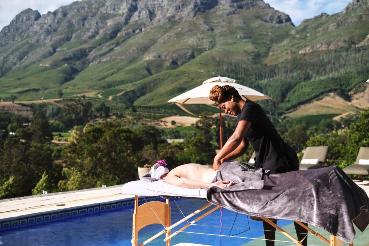 Alluvia Boutique Winery & Luxury Accommodation Stellenbosch Exteriör bild Massage