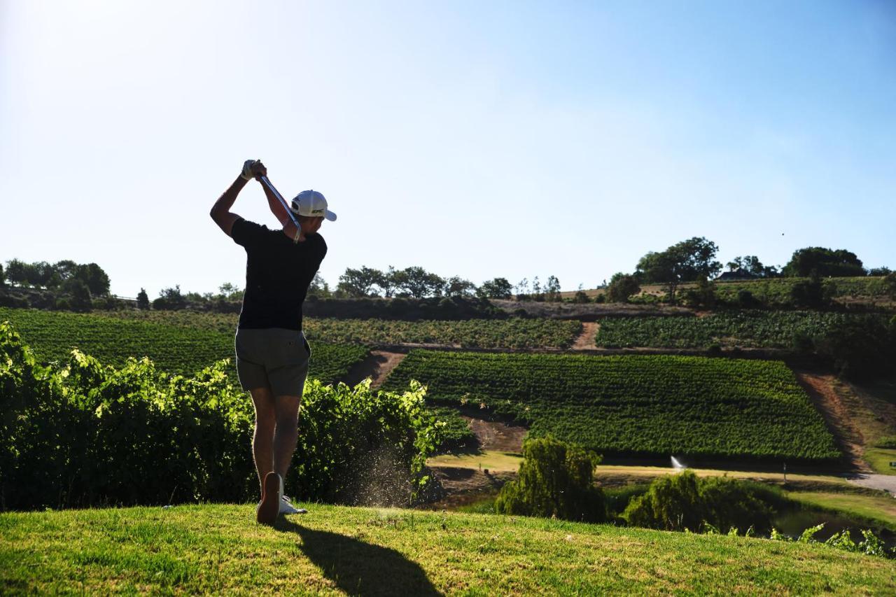 Alluvia Boutique Winery & Luxury Accommodation Stellenbosch Exteriör bild Golf course in the Rioja wine region